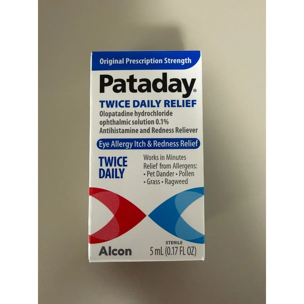 Pataday Twice Daily Relief Eye Allergy Itch & Redness Relief 5ml Exp 01/2027